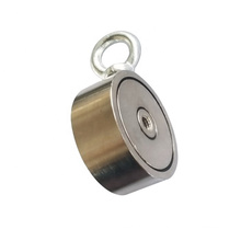 Strong neodymium cup pot eyebolt magnetic hook fishing magnet